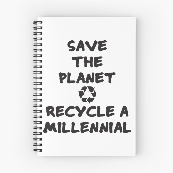 Item preview, Save the planet Recycle a millennial designed and sold by RicardoPeragua.