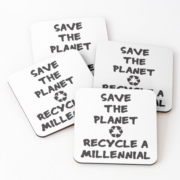 Item preview, Save the planet Recycle a millennial designed and sold by RicardoPeragua.