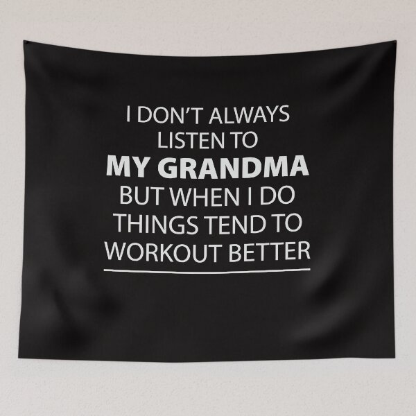 Item preview, I Don't Always Listen To My Grandma designed and sold by teegear.