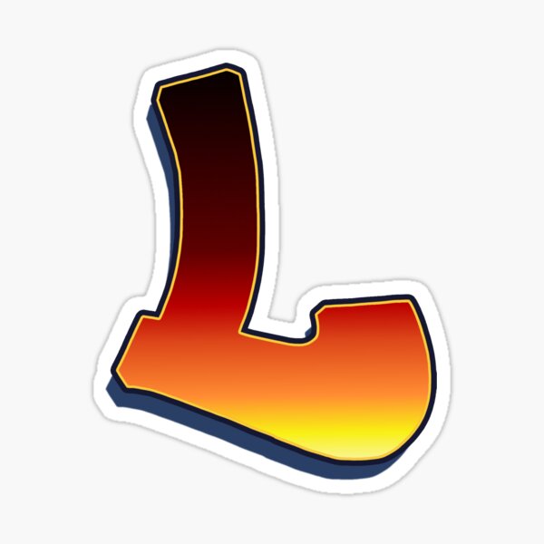 L - Flame Sticker