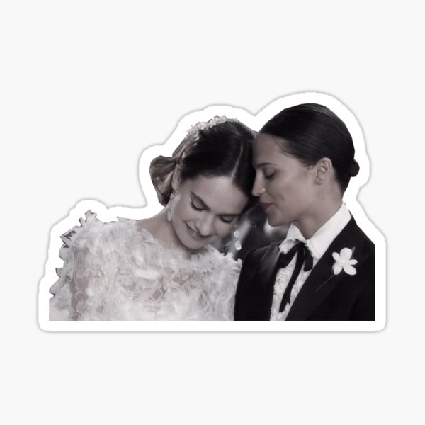One red nose day and a wedding Sticker