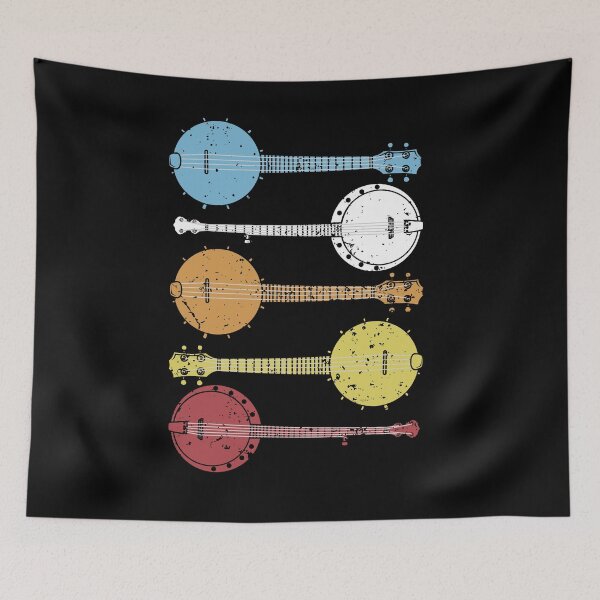 Item preview, Banjo Vintage Banjo Retro Regalo Música Country Bluegrass designed and sold by DSWShirts.