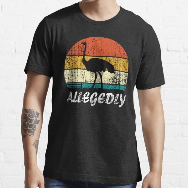 Rétro Vintage prétendument autruche T-shirt essentiel