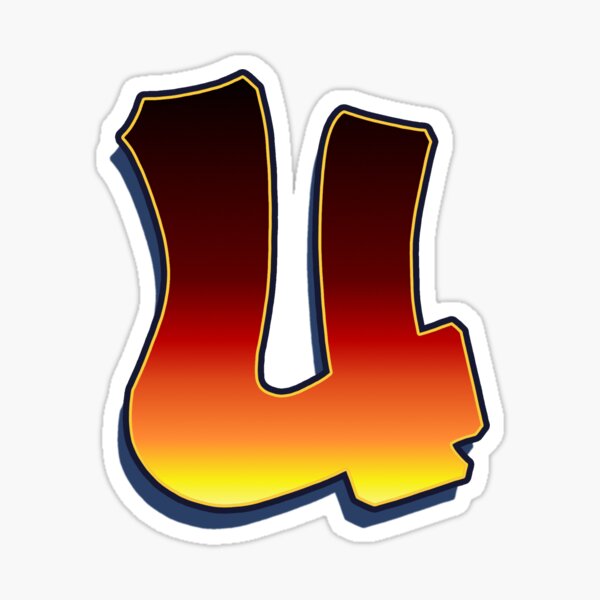 U - Flame Sticker