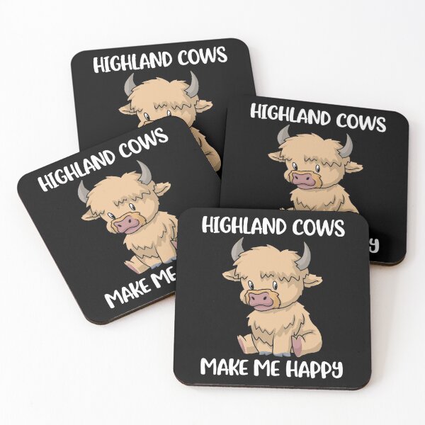 Item preview, Scottish Highland Cow Messy Hair Cute Cow designed and sold by DSWShirts.