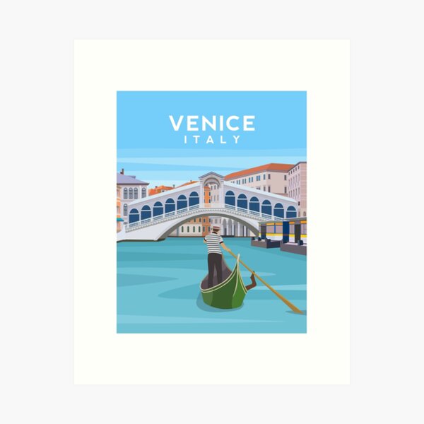 Item preview, Venice, Italy - Rialto Bridge and The Grand Canal designed and sold by typelab.