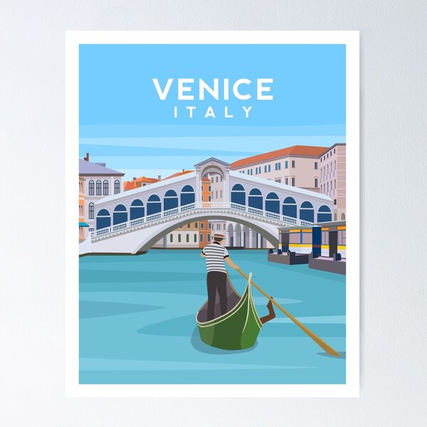 Item preview, Venice, Italy - Rialto Bridge and The Grand Canal designed and sold by typelab.