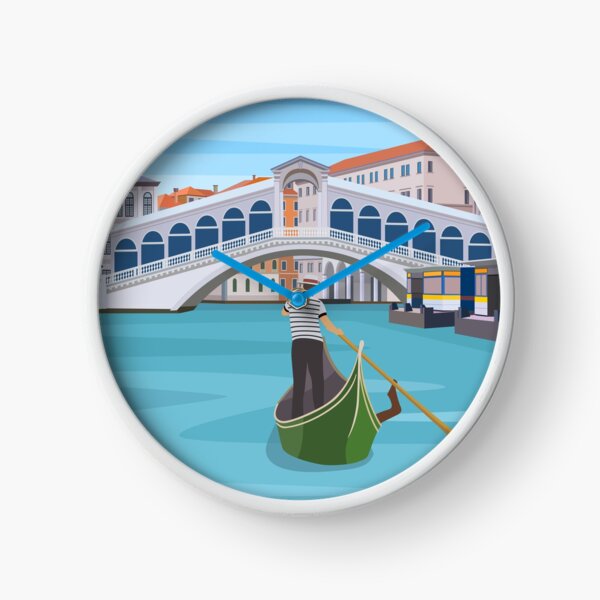 Venice Italy Rialto Bridge Mouse Pad, Desk Pad Protector, Office Desk Mat  for Office and Home 7 x 8.6 in