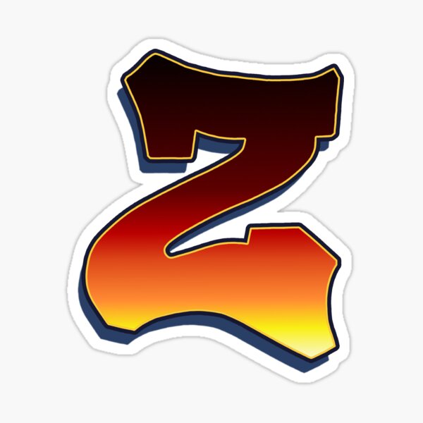 Z - Flame Sticker