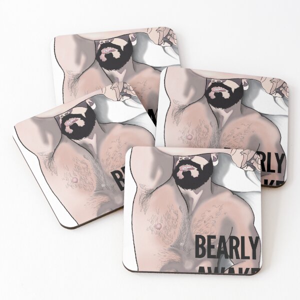 Item preview, bearly awake designed and sold by Undrawn.