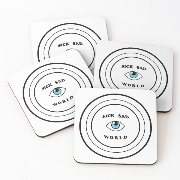 Item preview, sick sad world simple designed and sold by NaturalBornGoth.