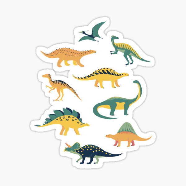 Land of Dinosaurs Sticker