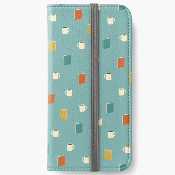 Books and tea iPhone Wallet