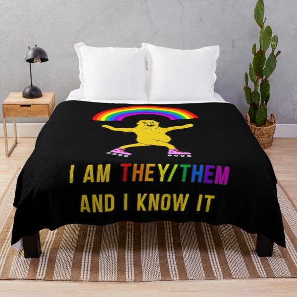 Item preview, Gender neutral pronouns They Them (They/Them) for genderfluid non-binary people  designed and sold by plumpjose.