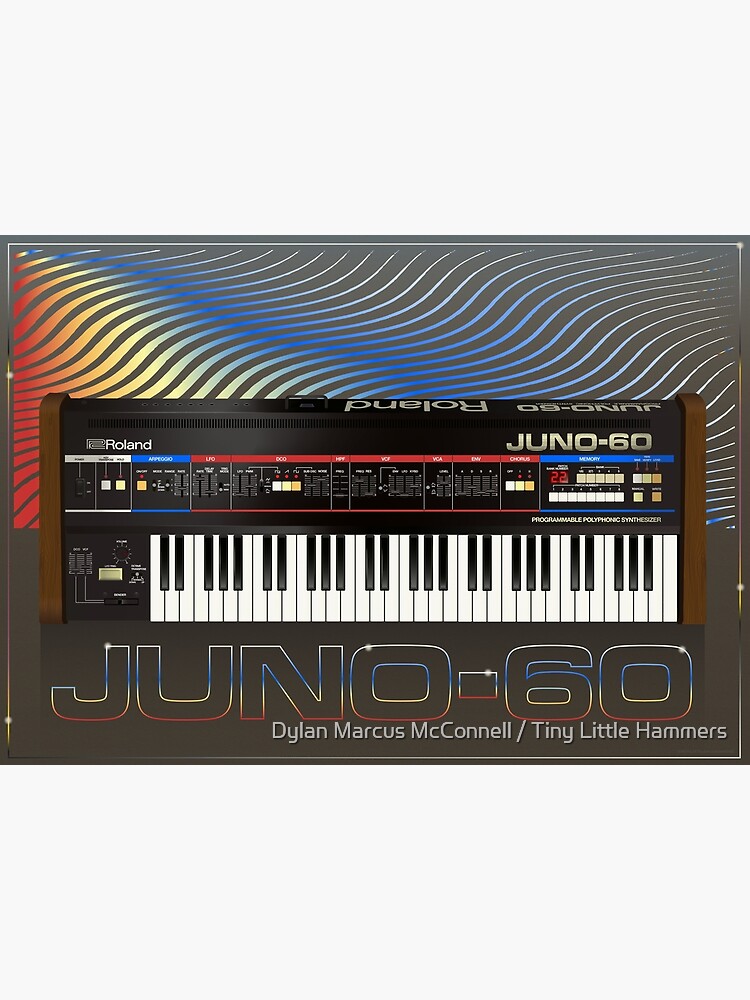 Juno-60 Polysynth Art Print for Sale by Dylan Marcus McConnell