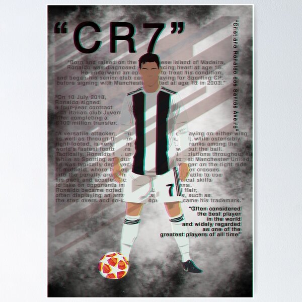 Cristiano Ronaldo CR7 Poster” Poster for Sale by Hevding | Redbubble