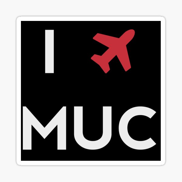 Item preview, I love Munich MUC designed and sold by ApparelFactory.