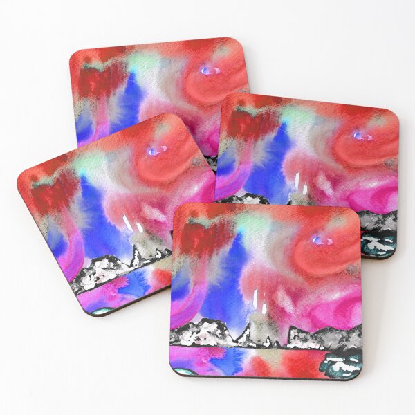 Item preview, Northern Lights and Mountains - Purple Palette designed and sold by Niina  Niskanen.