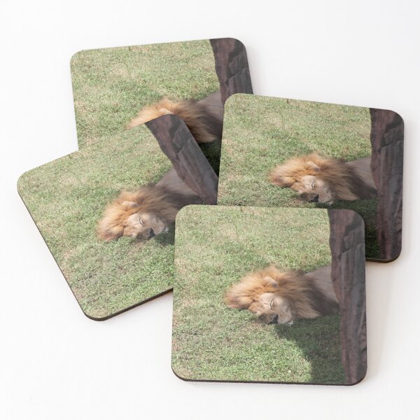 Item preview, Lion enjoying an afternoon nap designed and sold by PurpleKittyCat.