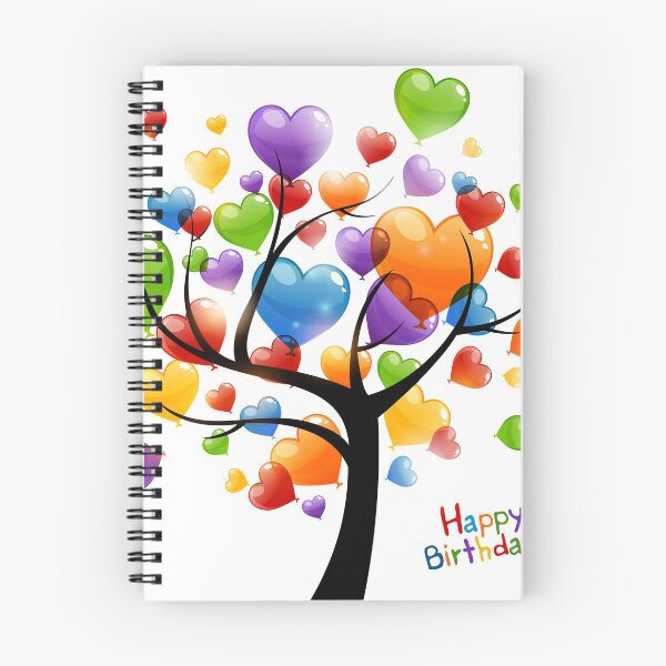 Item preview, Abstract Tree with balloon hearts Birthday Gift for Friend designed and sold by mashmosh.
