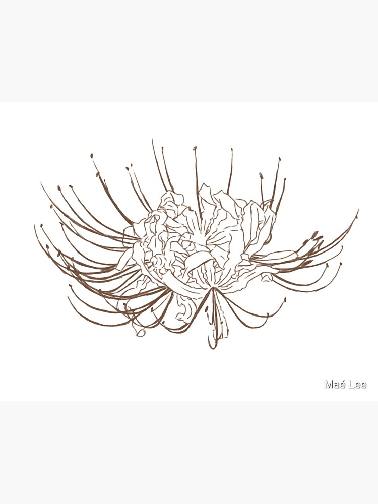 "Red Spider Lily" Metal Print by Yehet1899 | Redbubble