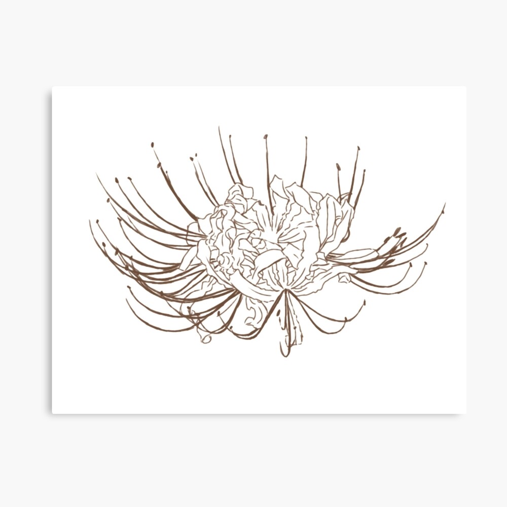 "Red Spider Lily" Canvas Print by Yehet1899 | Redbubble