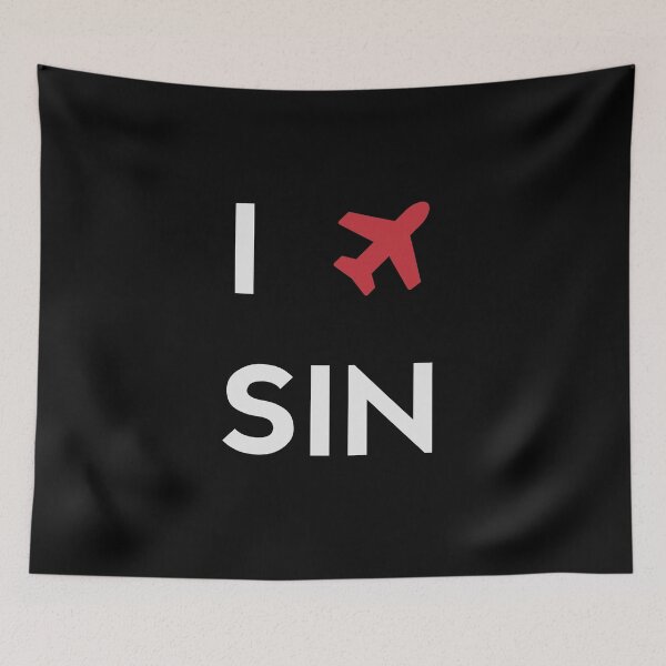 Item preview, I love Singapore SIN designed and sold by ApparelFactory.