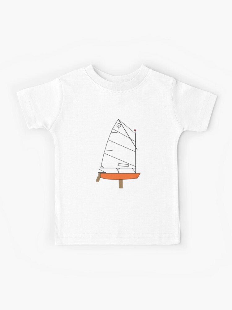 Optimist Sailing Dinghy Kids T-Shirt for Sale by CHBB