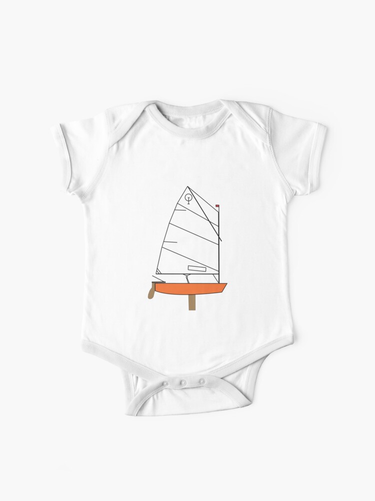 Optimist Sailing Dinghy Baby One-Piece for Sale by CHBB
