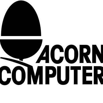 Artwork thumbnail, Acorn, black logo by limpfish