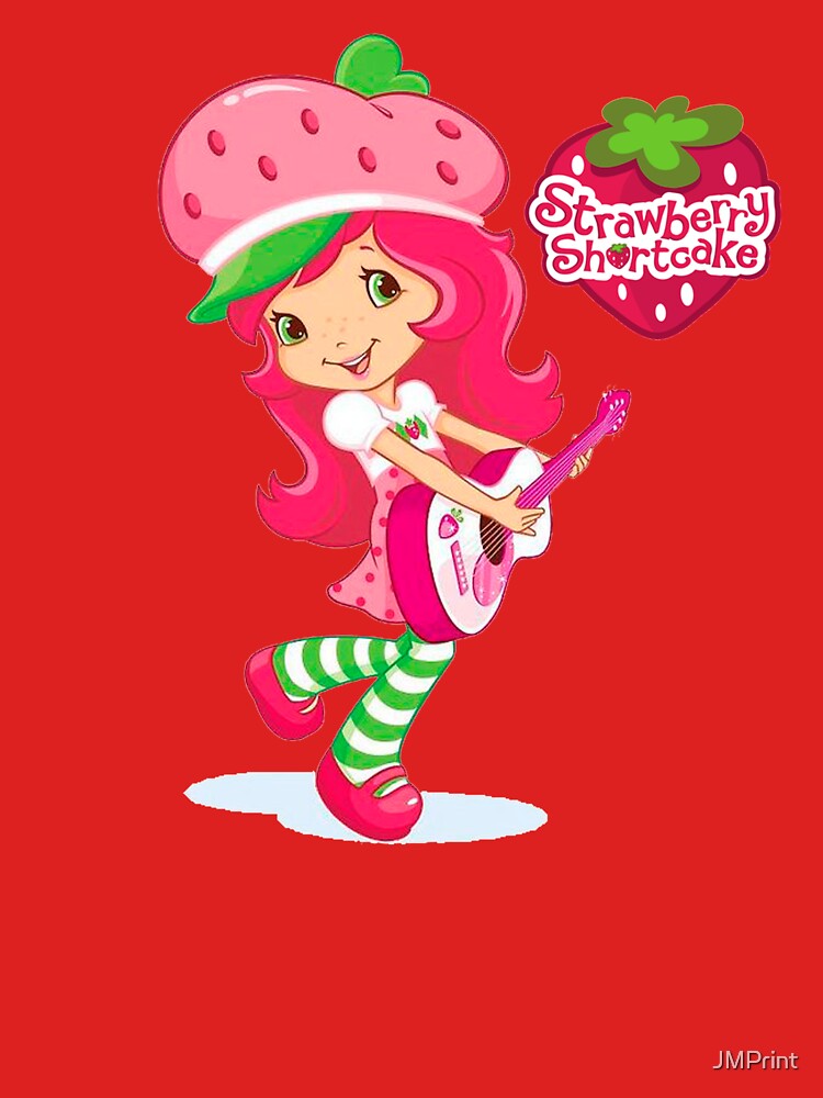 "STRAWBERRY SHORTCAKE PLAYING GUITAR" T-shirt by JMPrint | Redbubble ...