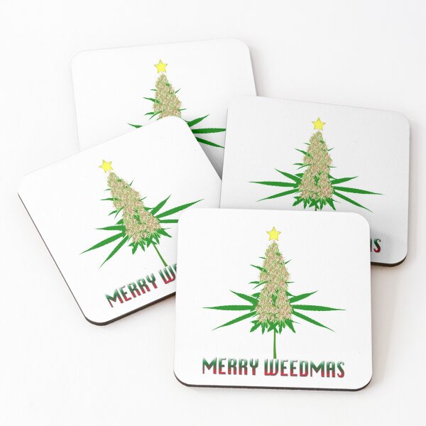 Item preview, Merry Weedmas , Funny Christmas Gift for men and women designed and sold by Burley Threads.