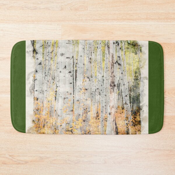 Item preview, Aspen Forest | Scenes From Nature Watercolor Illustration designed and sold by DragonflyDes.