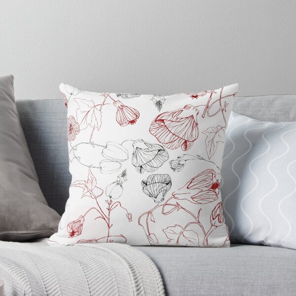 Item preview, Abutilon Sketches Flowers designed and sold by Bazarovaart.