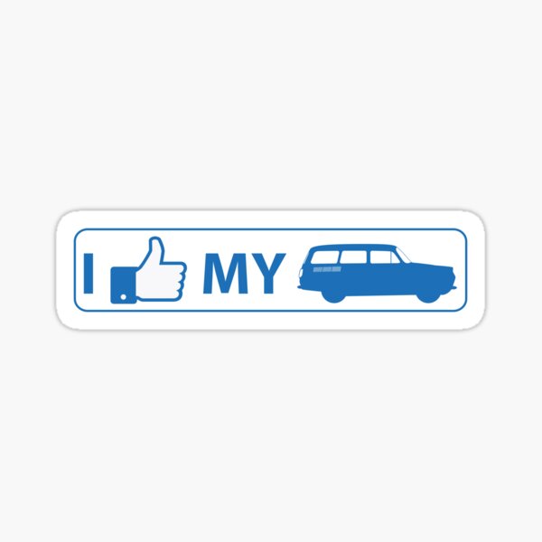 I LOVE MY VW VARIANT type 3 Sticker
