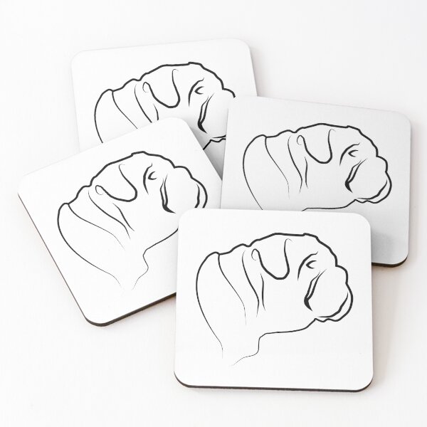 Item preview, Bulldog Animals Silouhette designed and sold by ArtcoreAD.