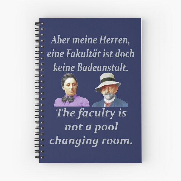 Item preview, David Hilbert and Emmy Noether designed and sold by GePadeSign.