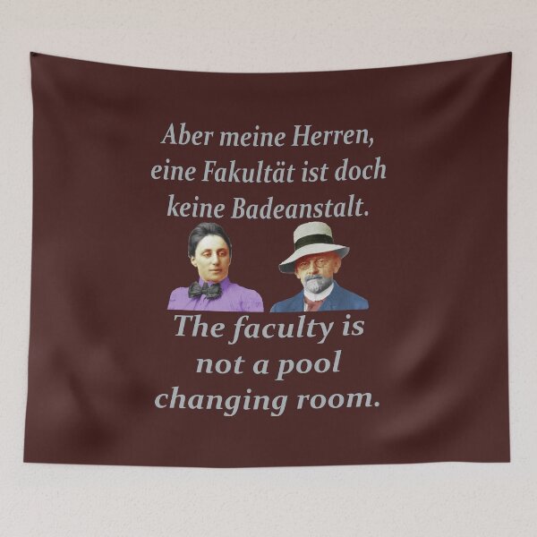 Item preview, David Hilbert and Emmy Noether designed and sold by GePadeSign.