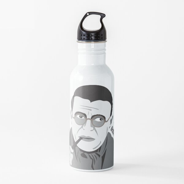 Jean-Paul Sartre - Filosofía Botella de agua