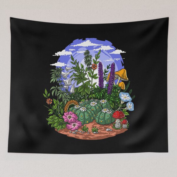Item preview, Psychedelic Garden designed and sold by underheaven.