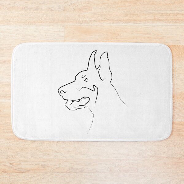 Item preview, Doberman silhouette vector designed and sold by ArtcoreAD.