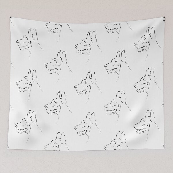 Item preview, Doberman silhouette vector designed and sold by ArtcoreAD.