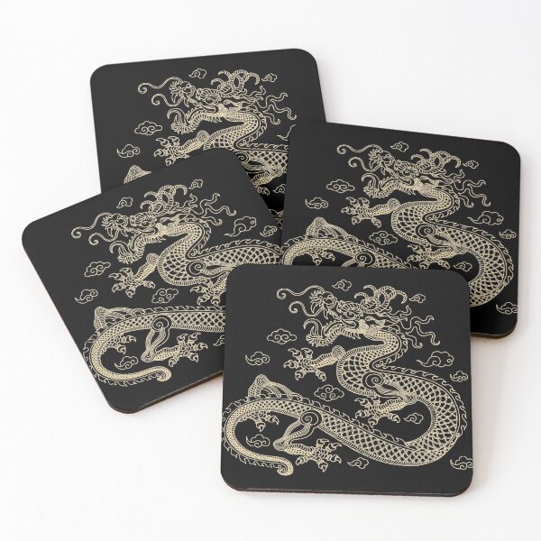 Item preview, Gold Chinese Dragon designed and sold by SoccaTamam.