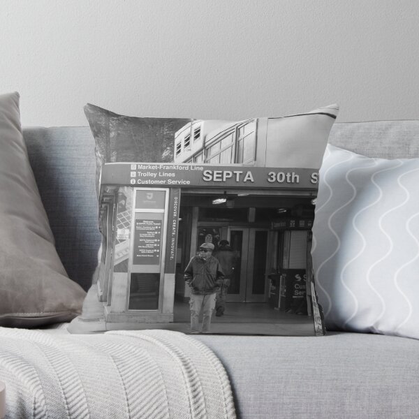 Philadelphia Photograph Throw Pillow