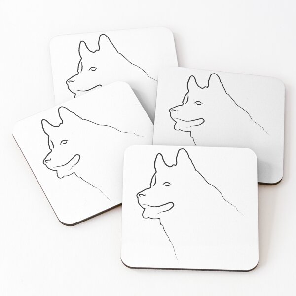 Item preview, Husky Animals Silouhette designed and sold by ArtcoreAD.