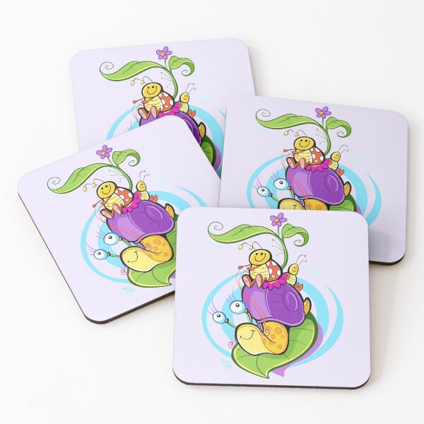 Item preview, Ladybug Buddies Lavender designed and sold by DoaDoodle.