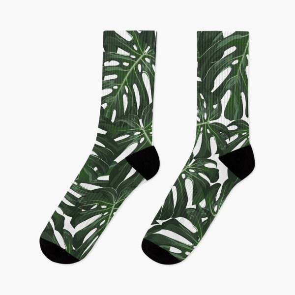 Item preview, Monstera tropical leaves pattern designed and sold by TorriPhoto.