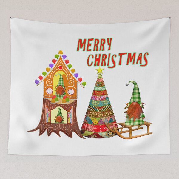 Item preview, Merry Christmas from the Gnomes designed and sold by TigsArts.