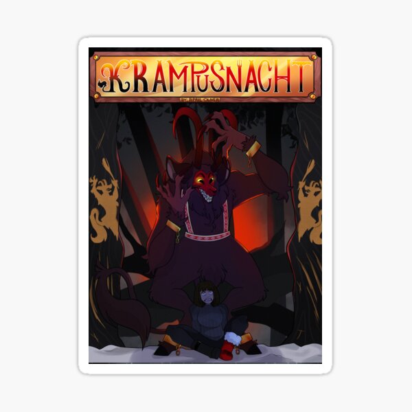 Krampusnacht:Krampus Sticker