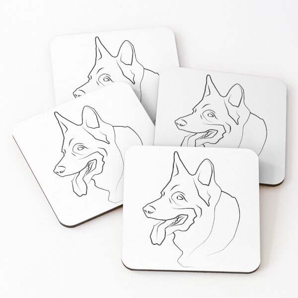 Item preview, German Shepherd / German Shepard Animals Silouhette designed and sold by ArtcoreAD.